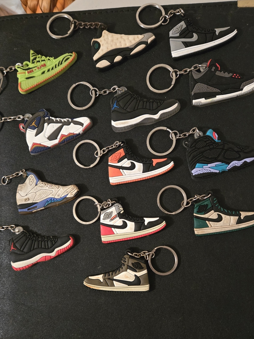 Jordan Sneaker Keychain Set - Assorted Colors